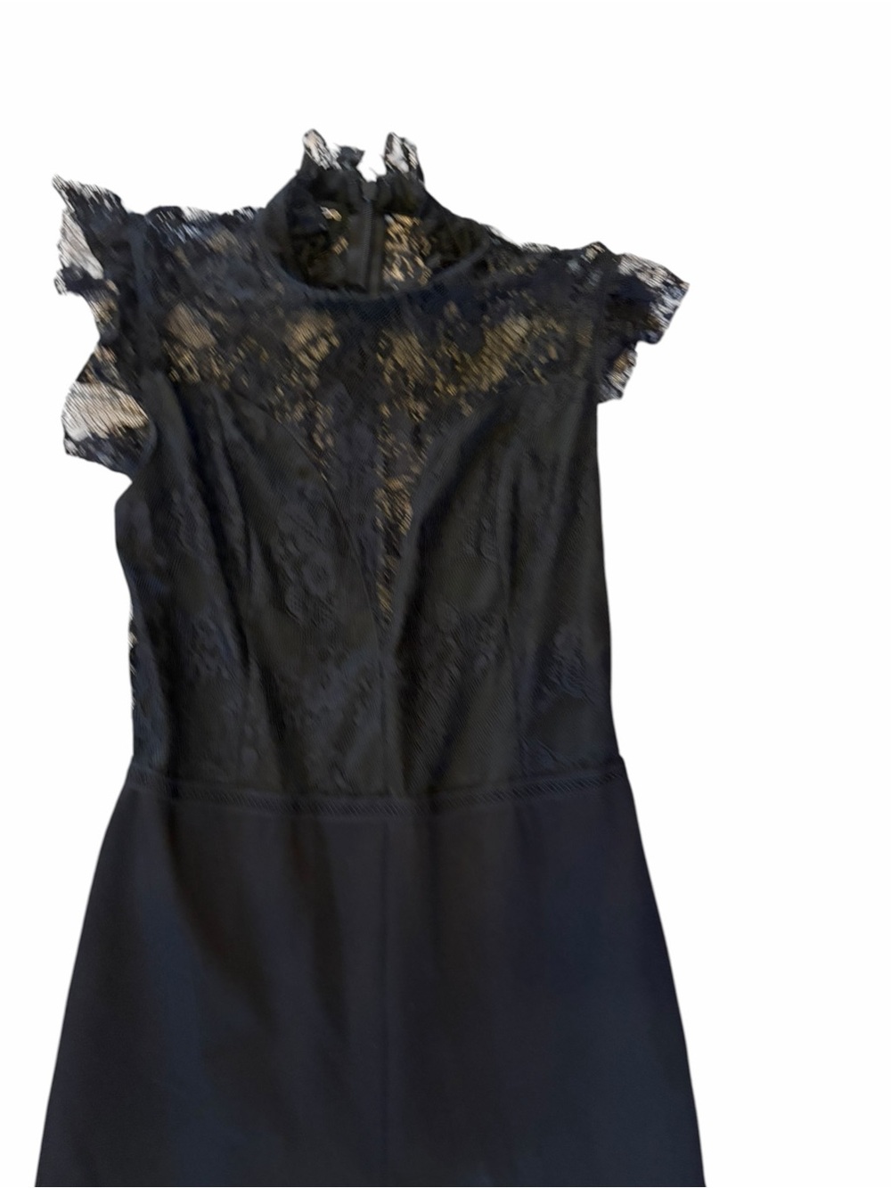 BEBE Black Illusion Lace Whimsigoth Jumpsuit - Picture 3 of 6